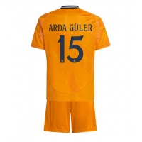 Camisa de time de futebol Real Madrid Arda Guler #15 Replicas 2º Equipamento Infantil 2024-25 Manga Curta (+ Calças curtas)